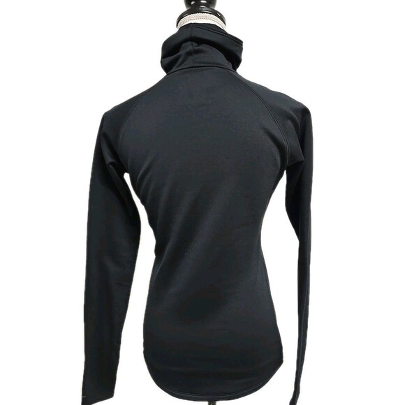Columbia Turtleneck Pullover Fleece Baselayer LS Shirt Black Women’s Size S/P - Picture 3 of 9